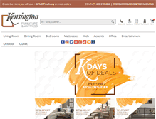 Tablet Screenshot of kensingtonfurniture.com